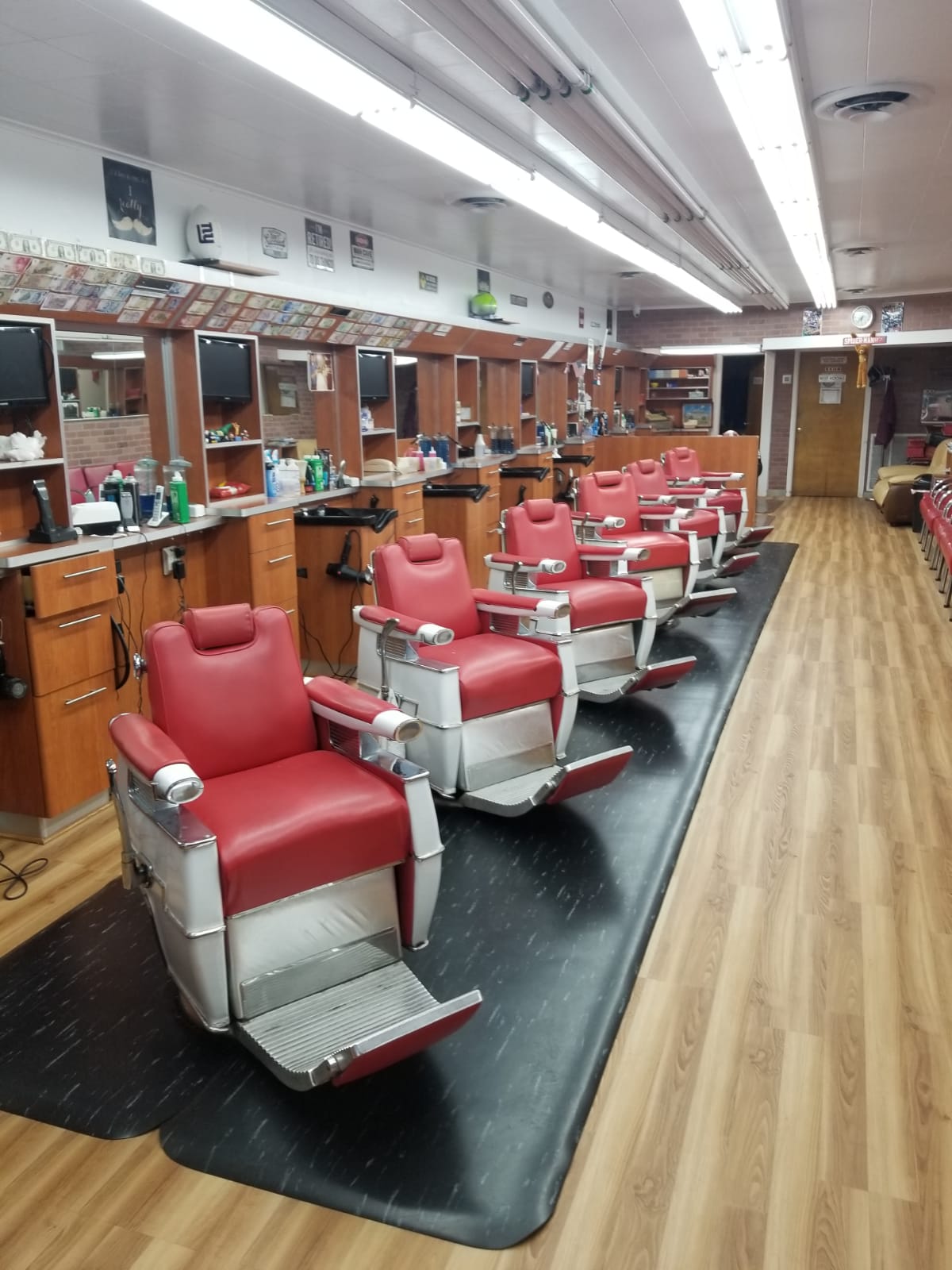 Barbershop Interior Front View